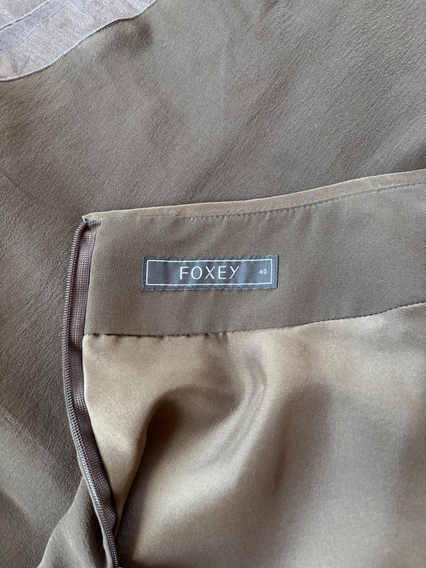 【VINTAGE ARCHIVE】 FOXEY / Tulle Flare Silk Skirt