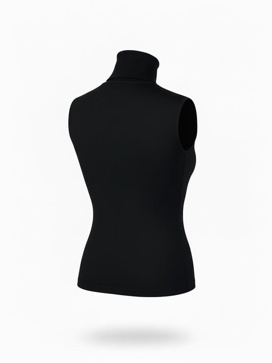 【VINTAGE ARCHIVE】 FOXEY / Sleeveless Turtleneck Knit Top