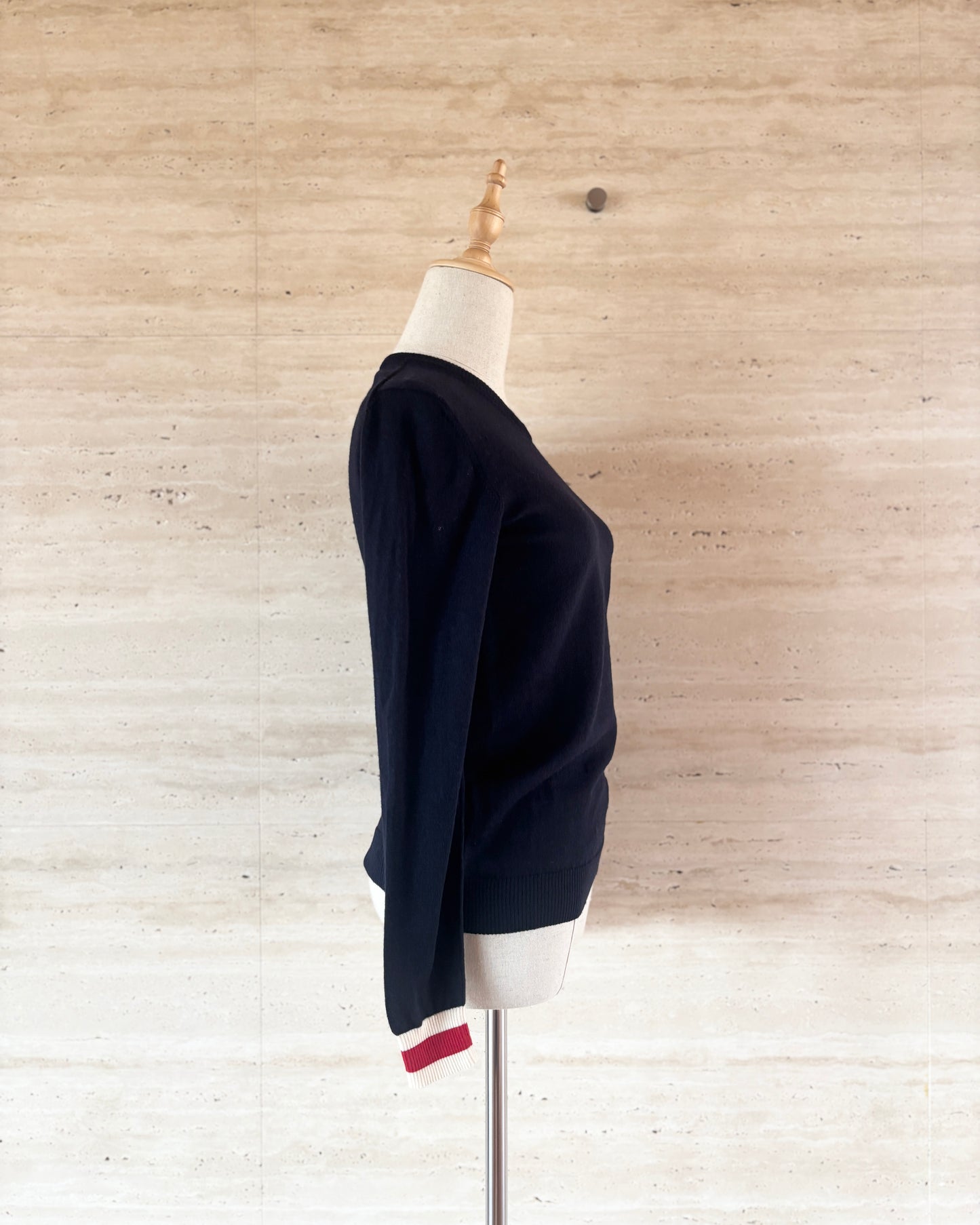 【GUCCI】Line V-Neck Knit