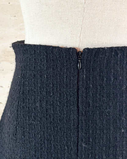 【CHANEL】Tweed Box Pleat Skirt