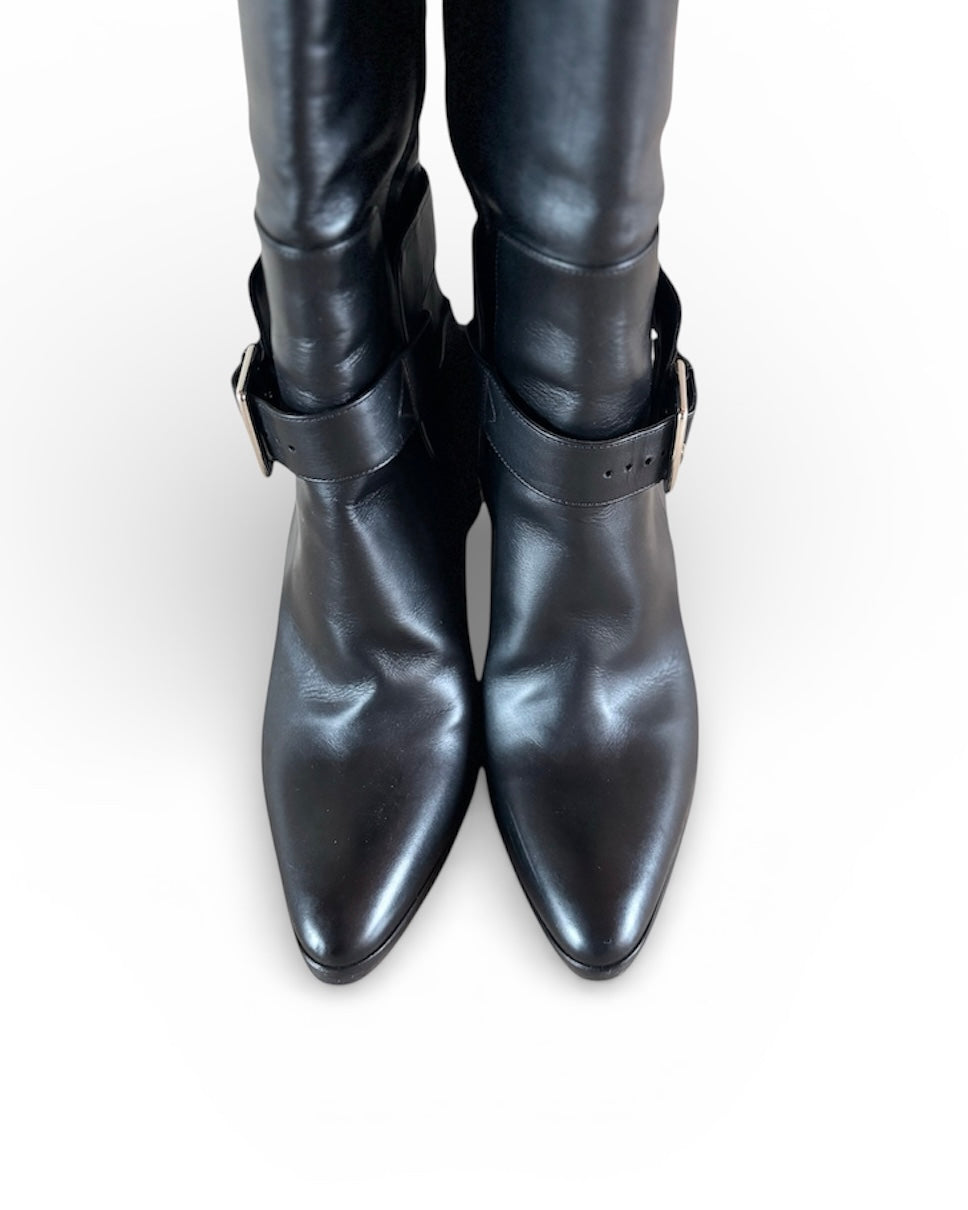 【HERMES】Buckle Long Boots