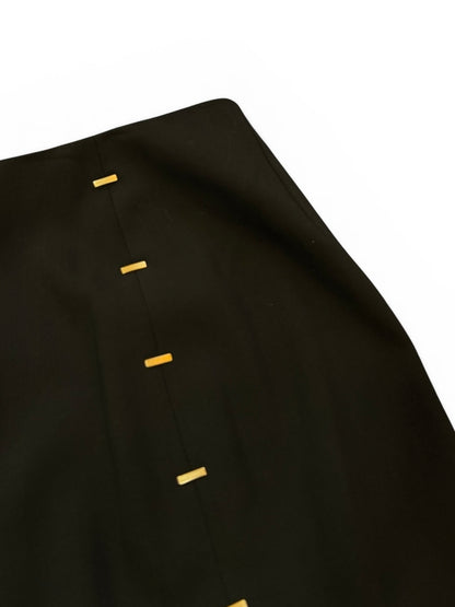 【VINTAGE ARCHIVE】ESCADA / Gold Detail Skirt