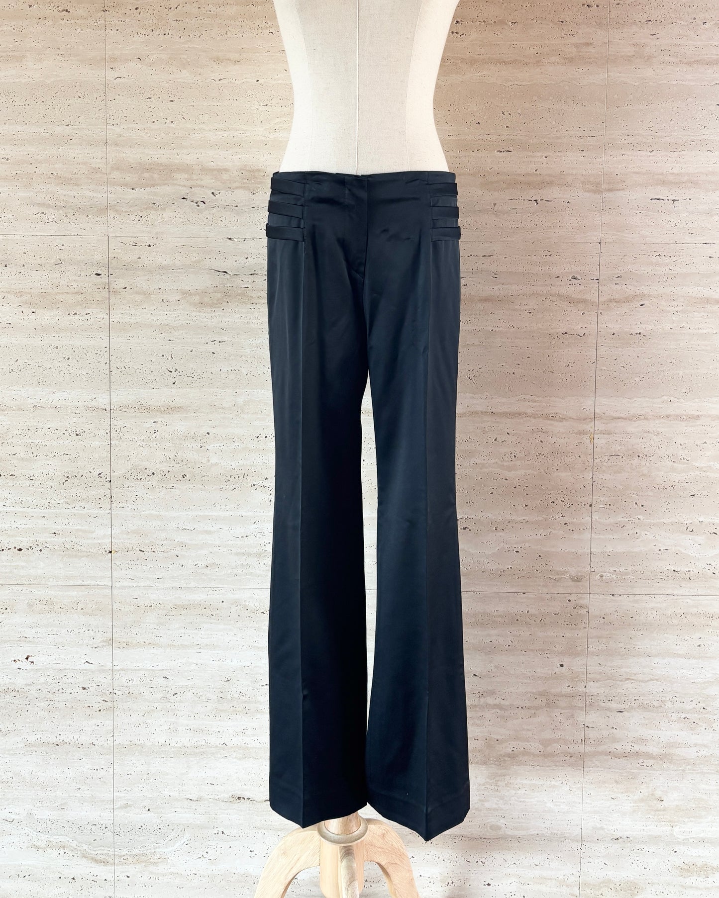 【EMPORIO ARMANI】Center Press Wide Pants