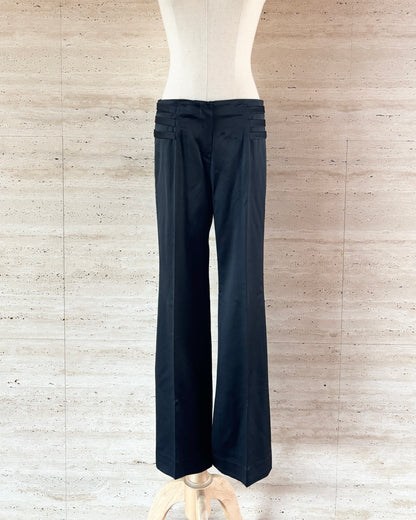 【EMPORIO ARMANI】Center Press Wide Pants