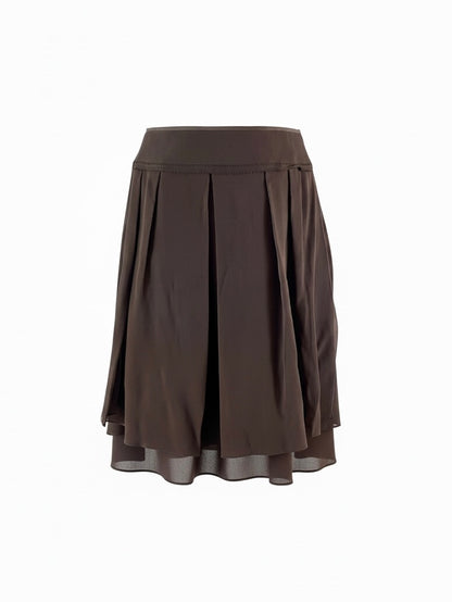 【VINTAGE ARCHIVE】 FOXEY / Tulle Flare Silk Skirt