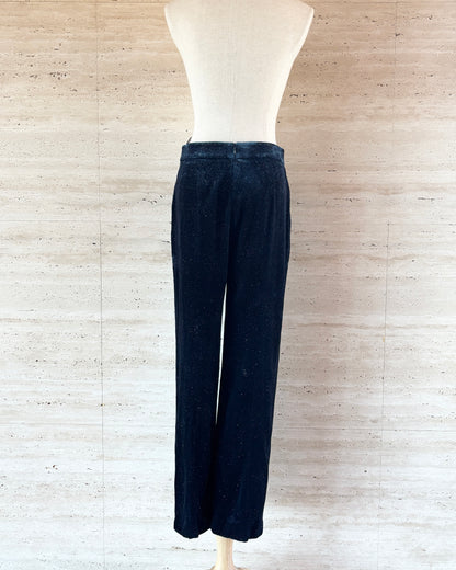 【GIORGIO ARMANI】Velour Stone-Detail Set-Up