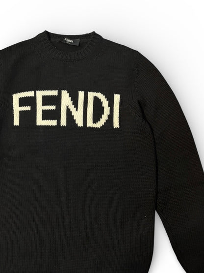 【VINTAGE ARCHIVE】 FENDI / Logo Knit