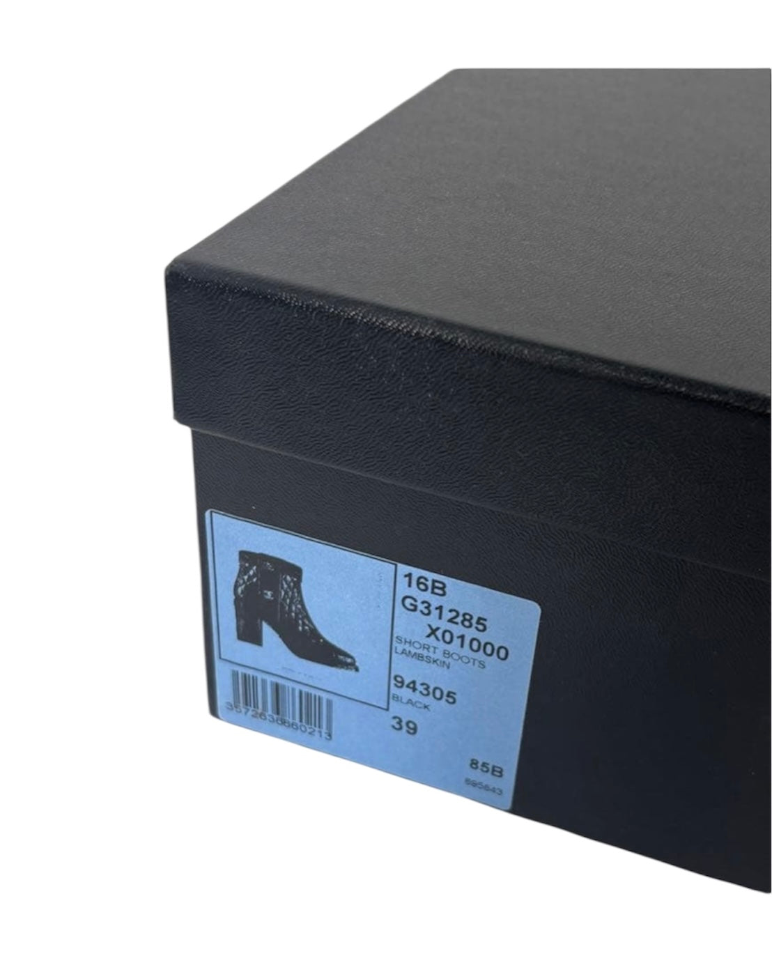 【CHANEL】Turn-Lock Quilted Ankle Lambskin Boots