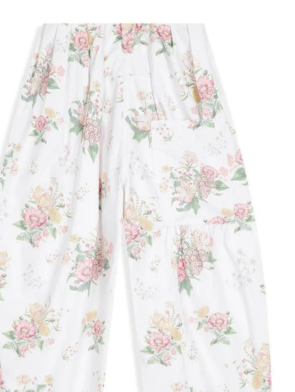 【BRAND SELECT】OPEN YY / Floral Gather Pants