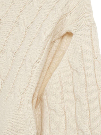 【BRAND SELECT】 OPEN YY / Convertible Cable Knit