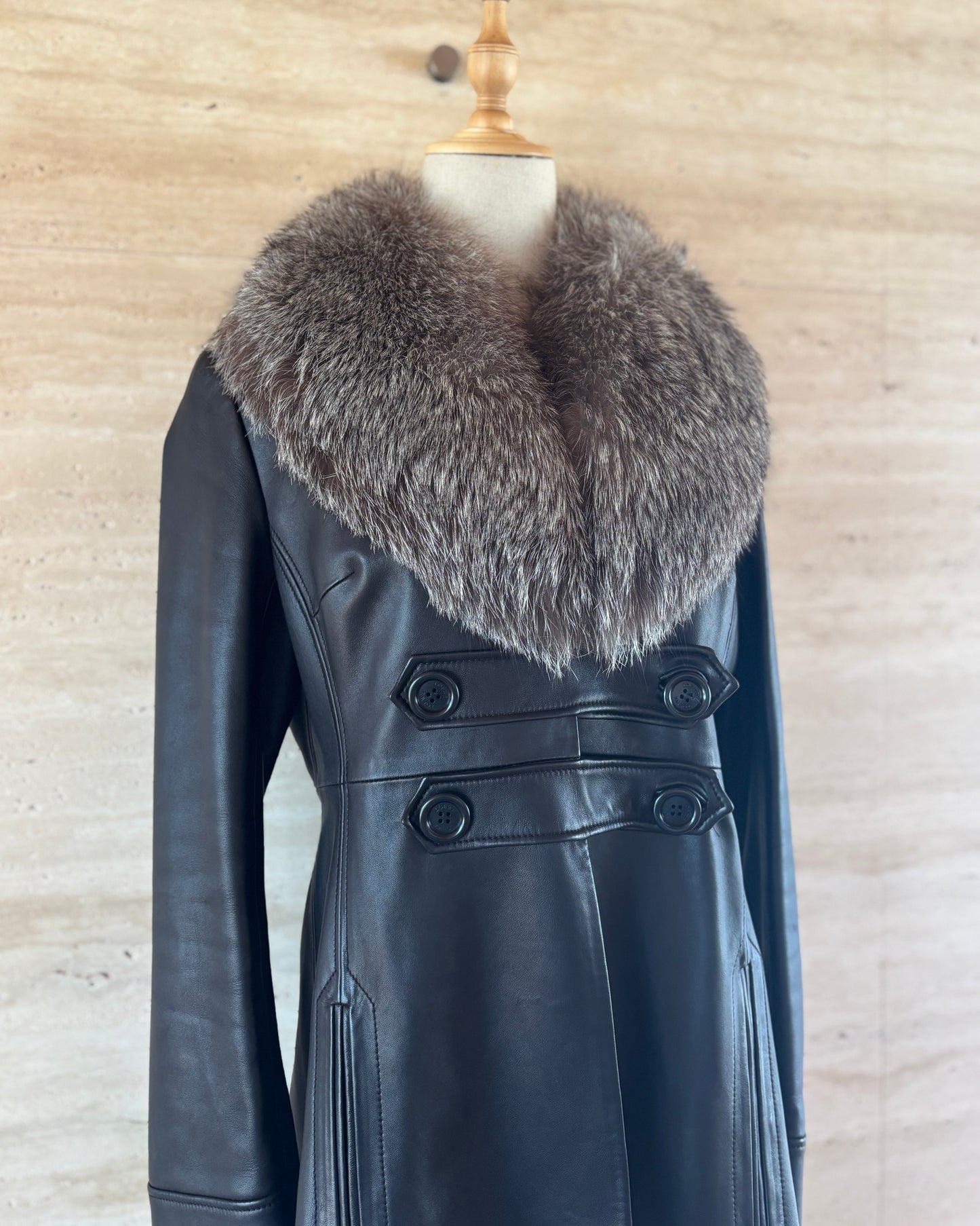 【LOEWE】Leather Coat