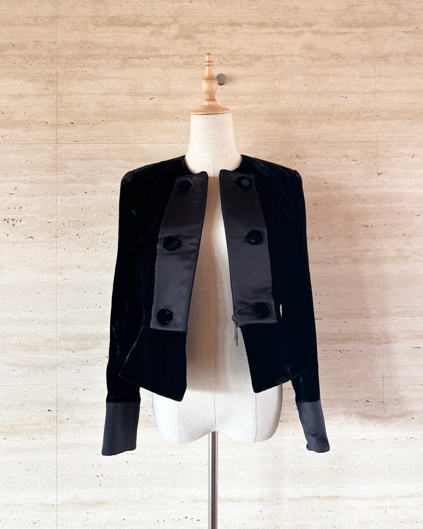 【GIORGIO ARMANI】Velour Jacket