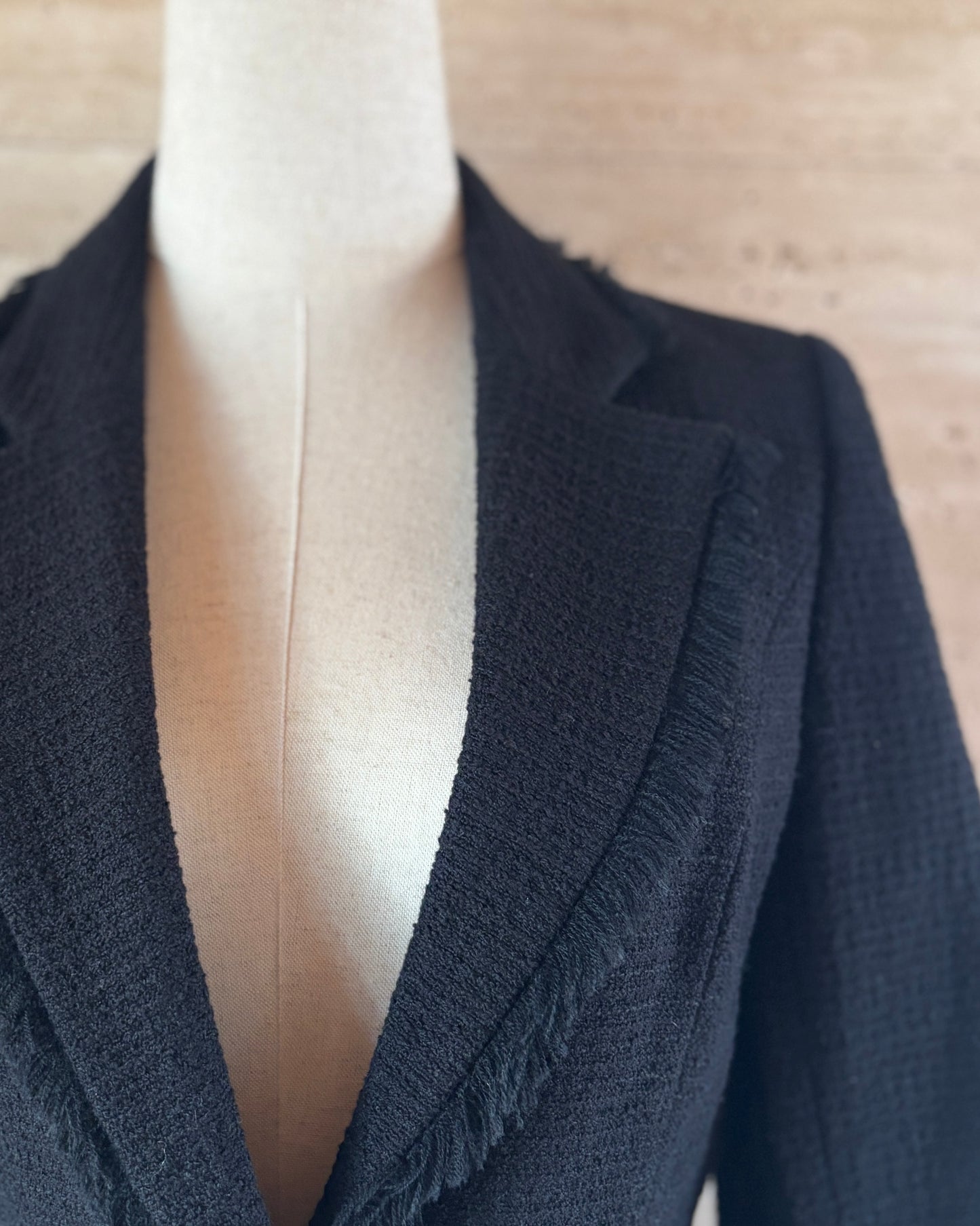 【FOXEY】Fringe Tweed Jacket