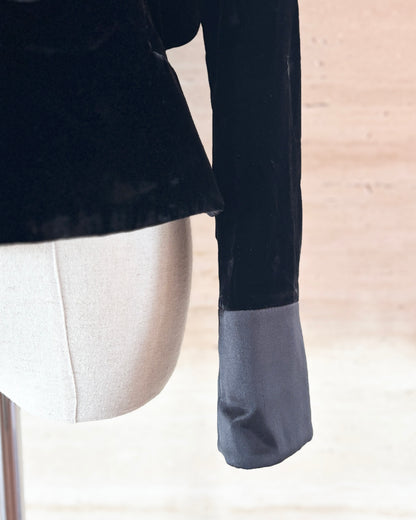 【GIORGIO ARMANI】Velour Jacket