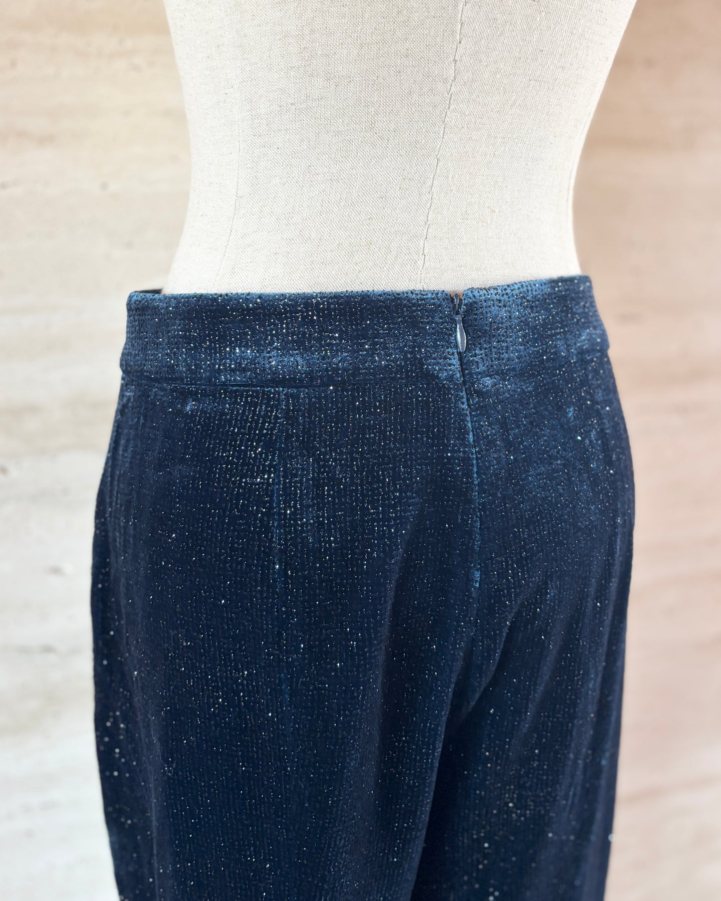 【GIORGIO ARMANI】Velour Stone-Detail Set-Up