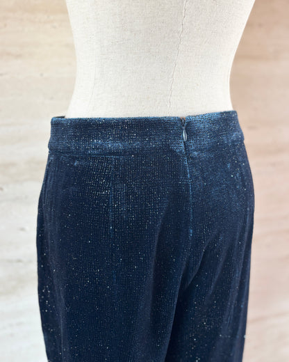 【GIORGIO ARMANI】Velour Stone-Detail Set-Up