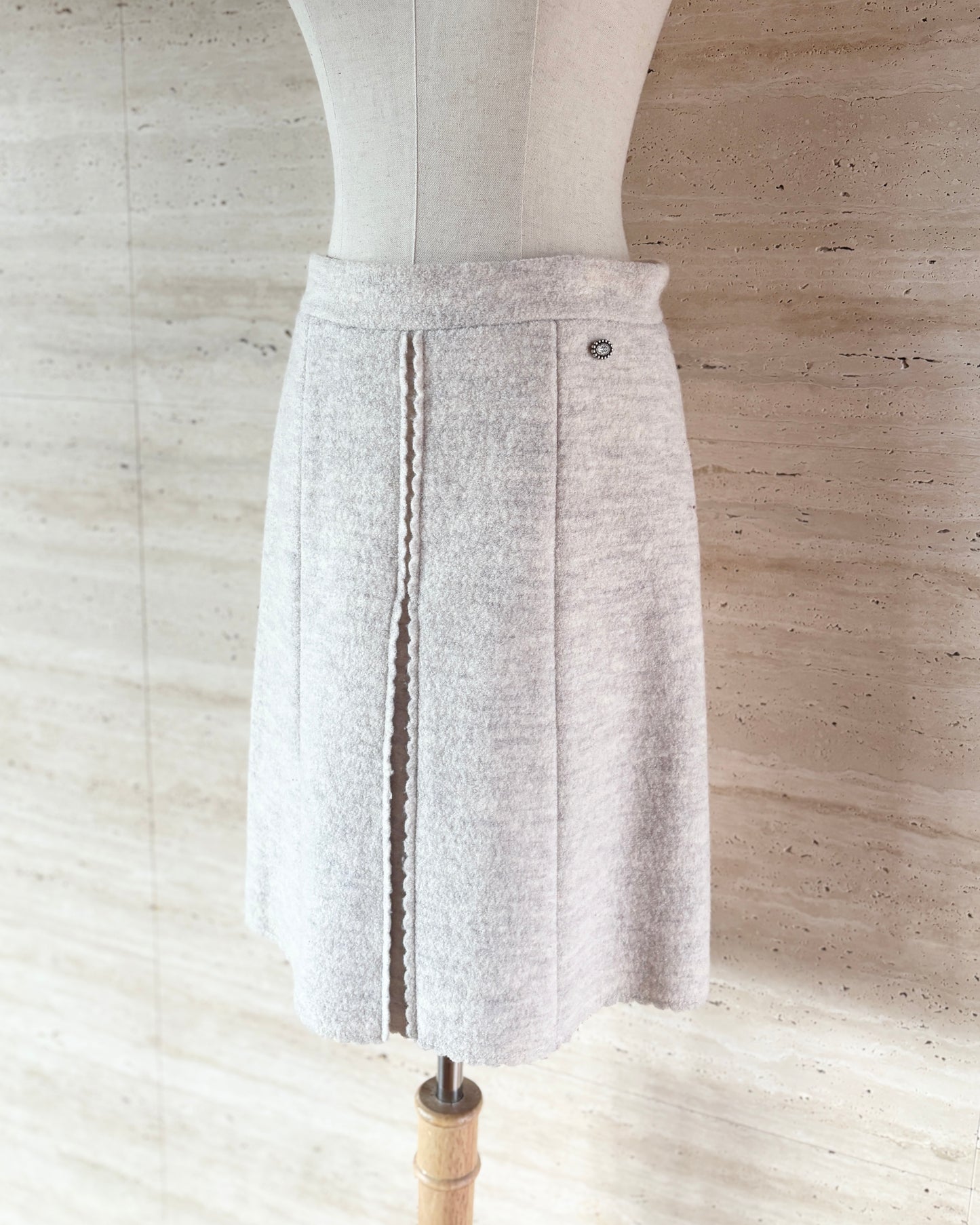 【CHANEL】Tweed Wool Skirt