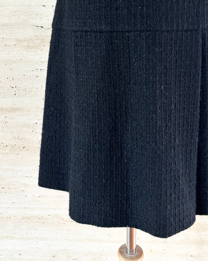 【CHANEL】Tweed Box Pleat Skirt