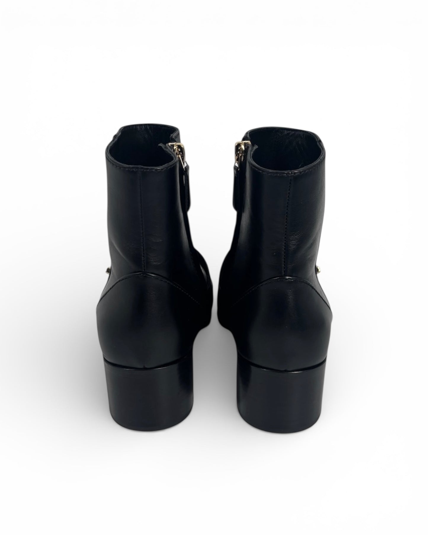 【CHANEL】Turn-Lock Ankle Boots