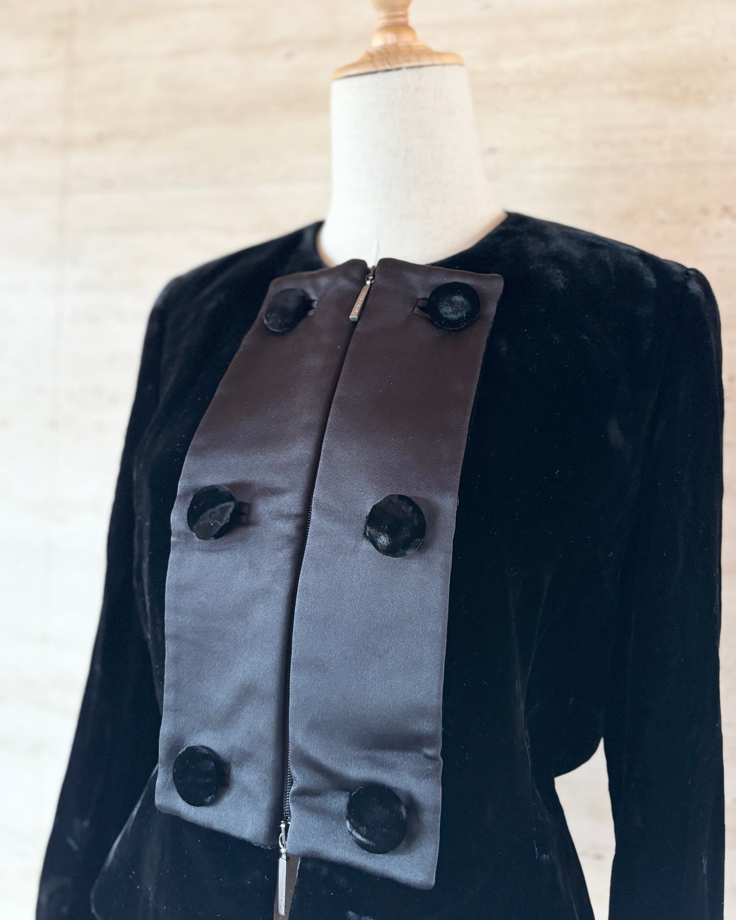 【GIORGIO ARMANI】Velour Jacket