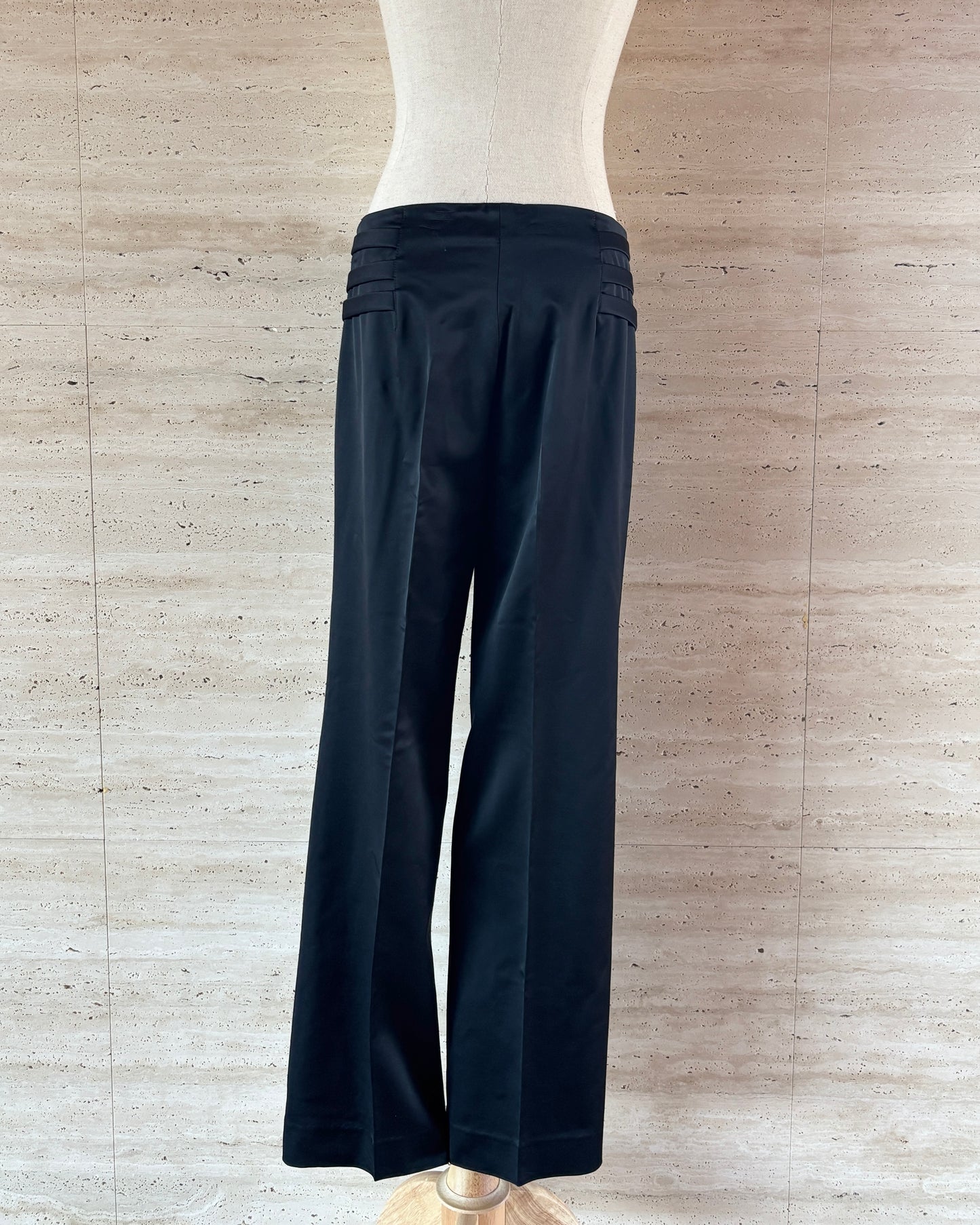 【EMPORIO ARMANI】Center Press Wide Pants