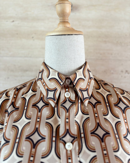 【CELINE】Chain Print Blouse