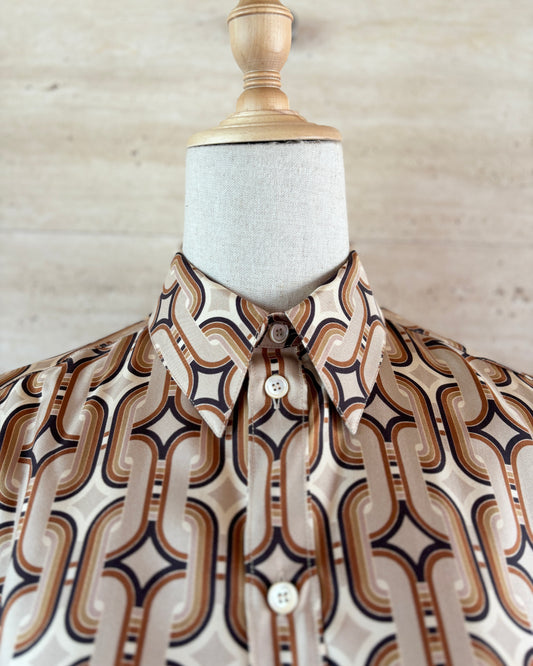 【CELINE】Chain Print Blouse