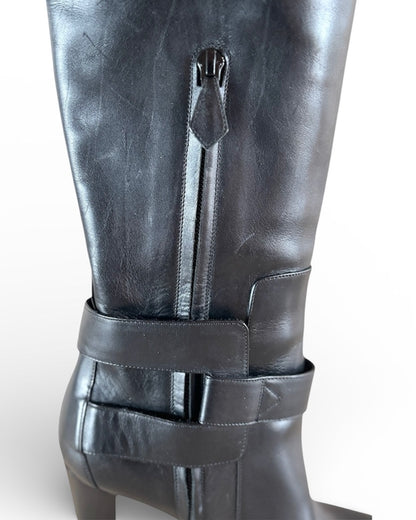 【HERMES】Buckle Long Boots