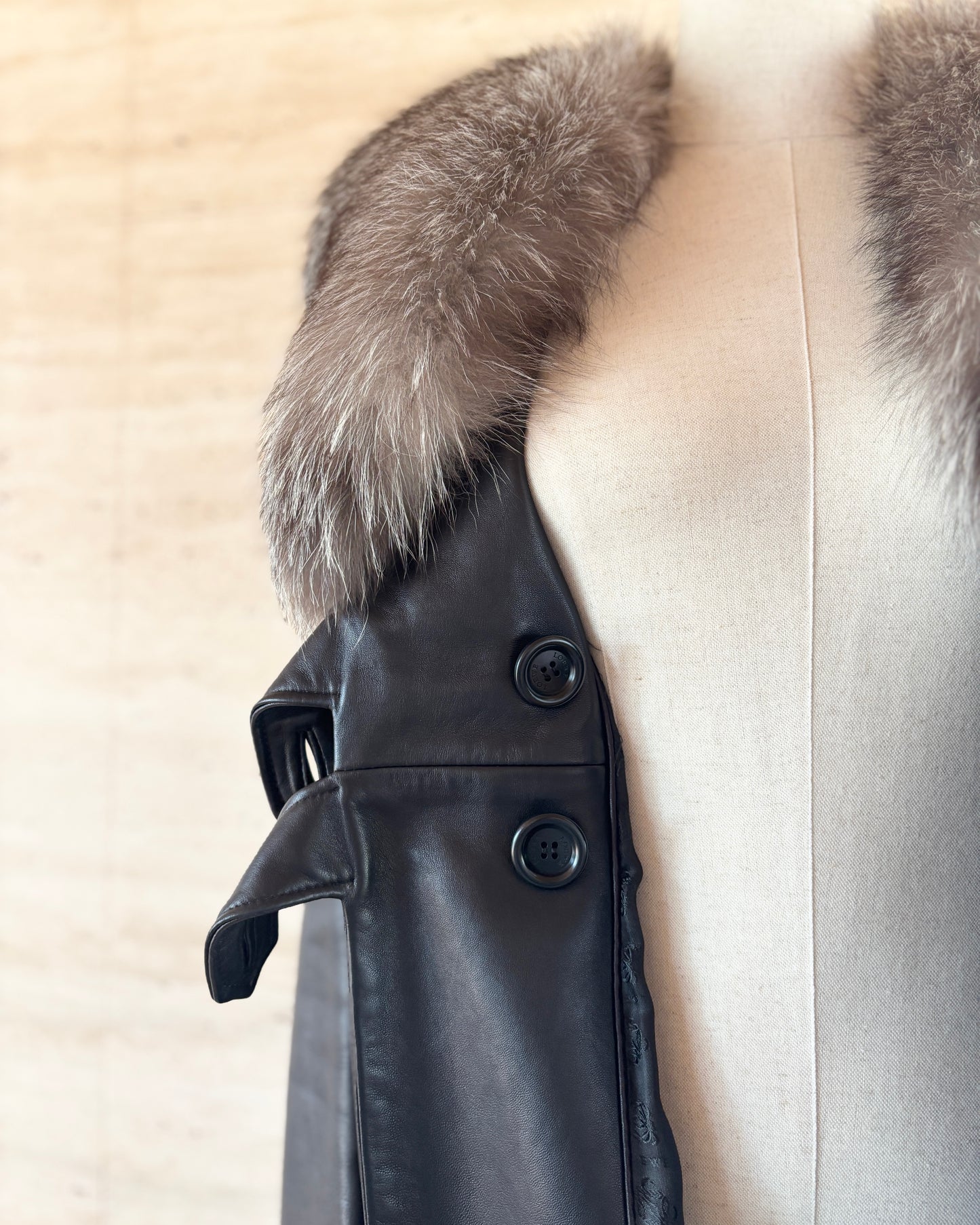 【LOEWE】Leather Coat