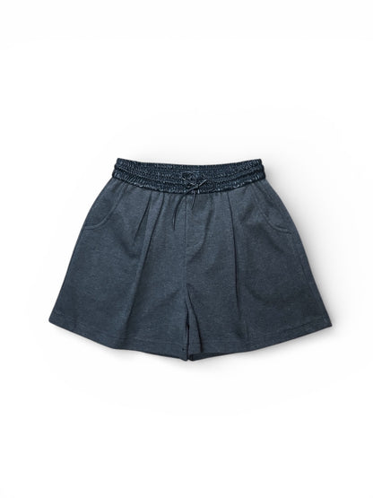 【ORIGINAL PICK】Eco Leather-Waist Short Pants