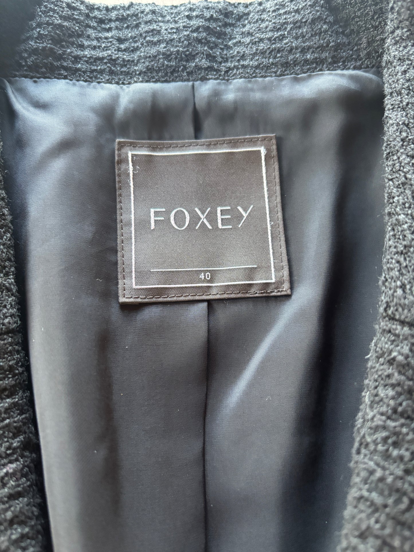 【FOXEY】Fringe Tweed Jacket