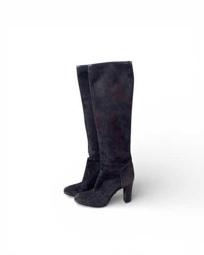 【HERMES】Suede Long Boots