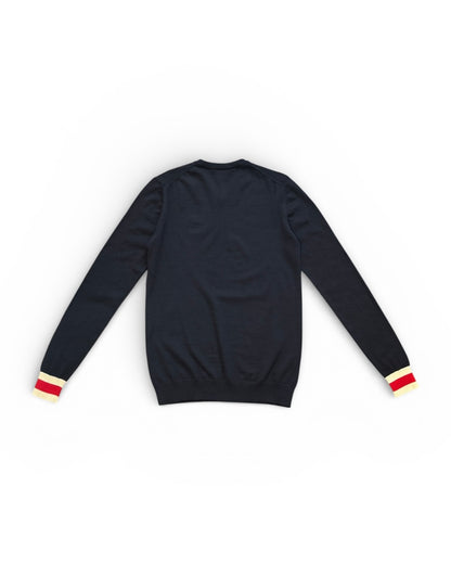 【VINTAGE ARCHIVE】 GUCCI / Line V-Neck Knit