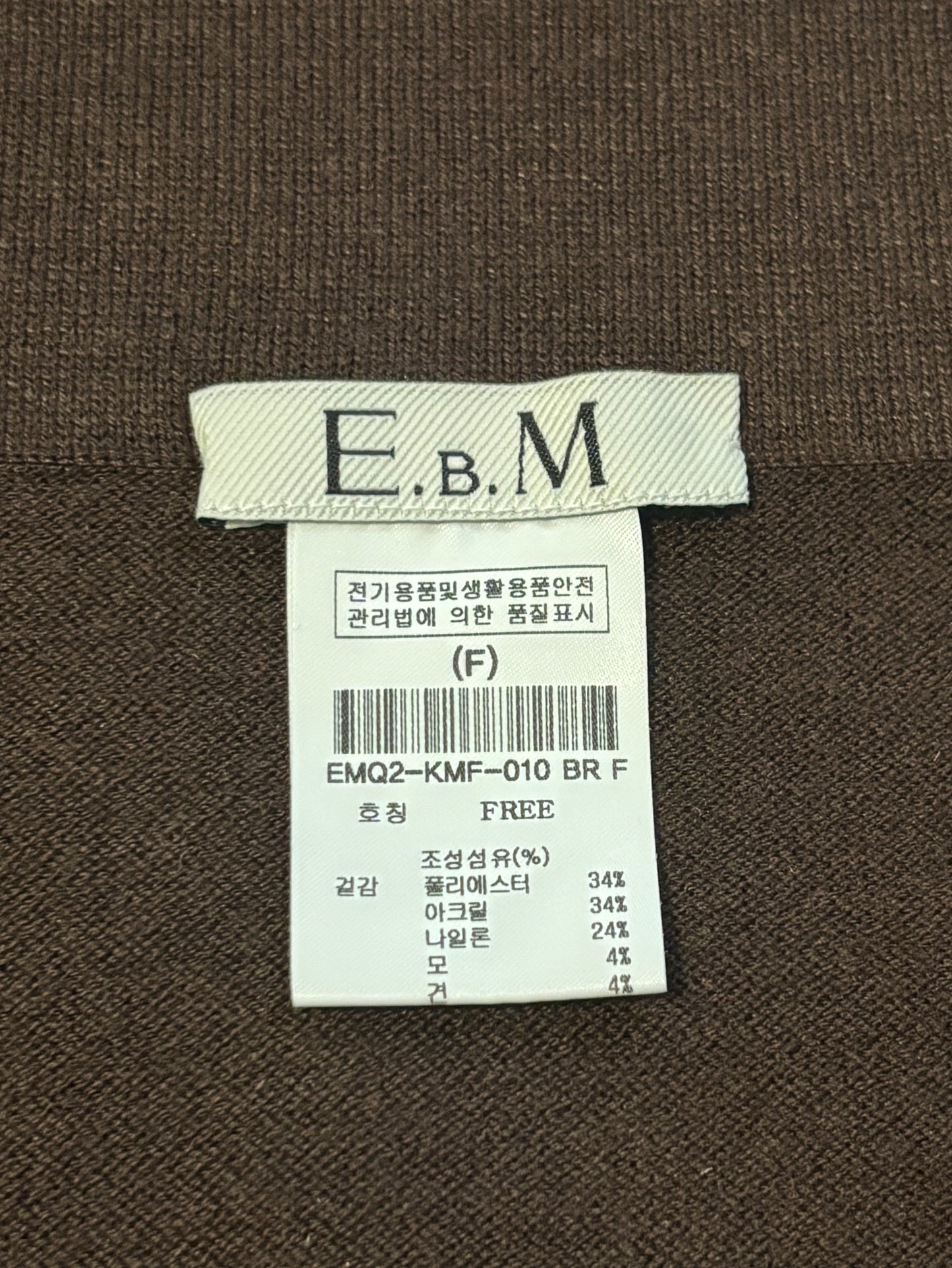 【BRAND SELECT】 EBM / Layered Knit Shawl