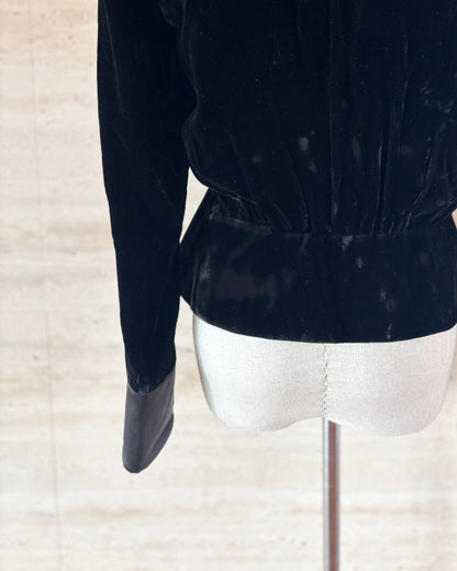 【GIORGIO ARMANI】Velour Jacket