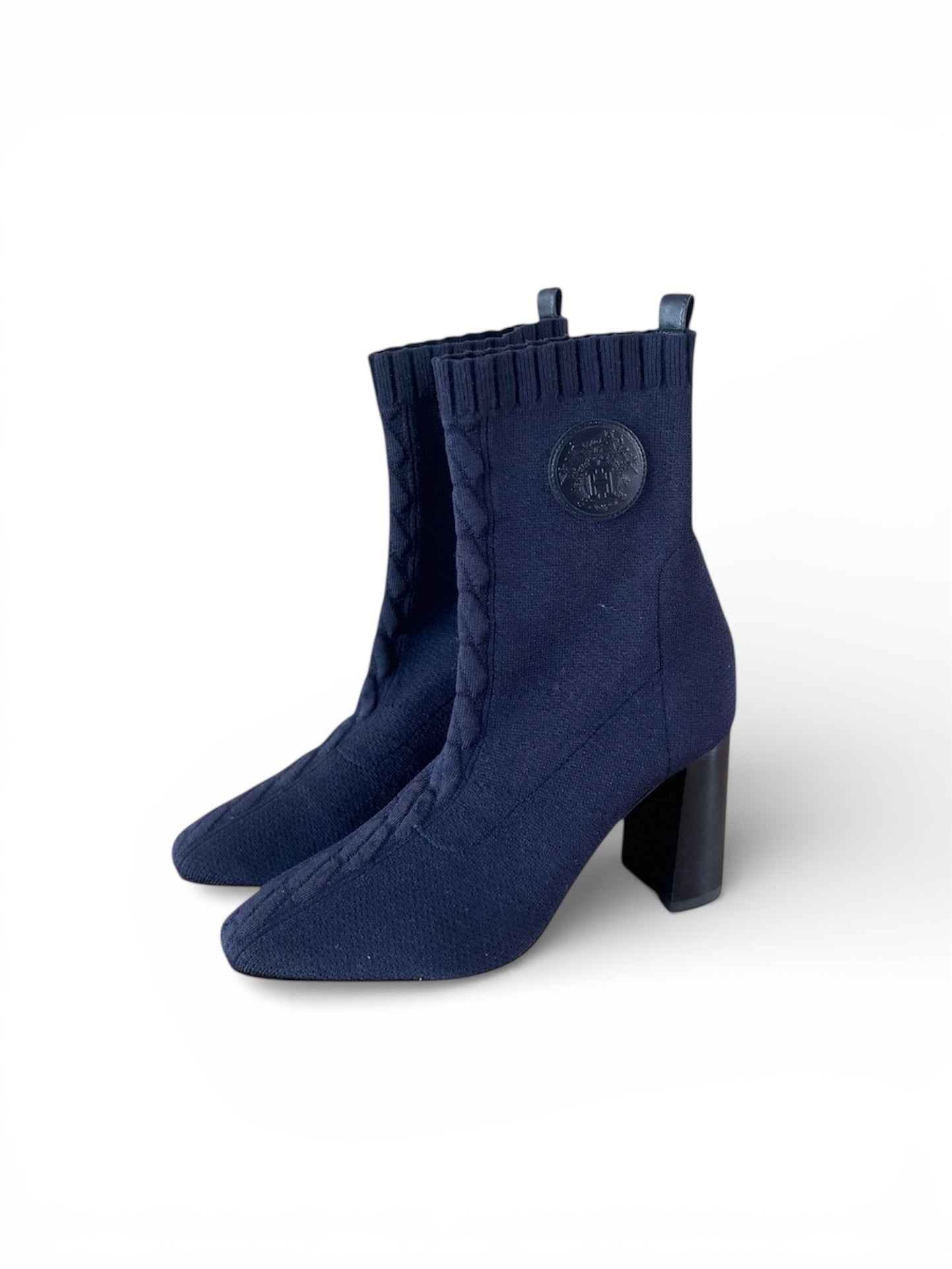【VINTAGE ARCHIVE】 HERMES / Short Knit Boots