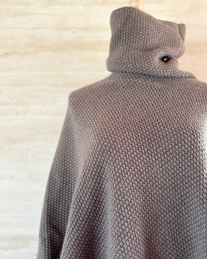 【FABIANA FILIPPI】turtleneck poncho