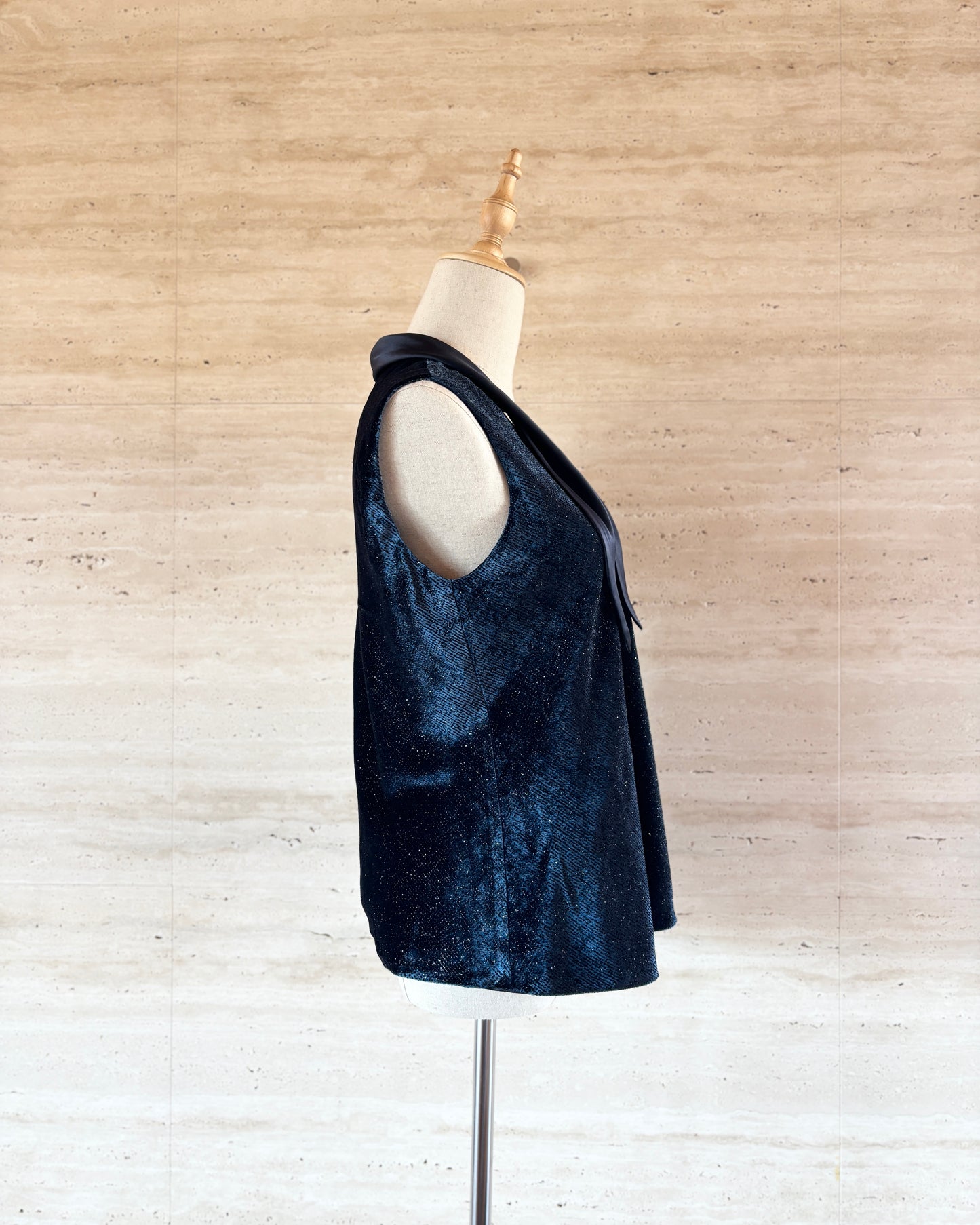 【GIORGIO ARMANI】Velour Stone-Detail Set-Up