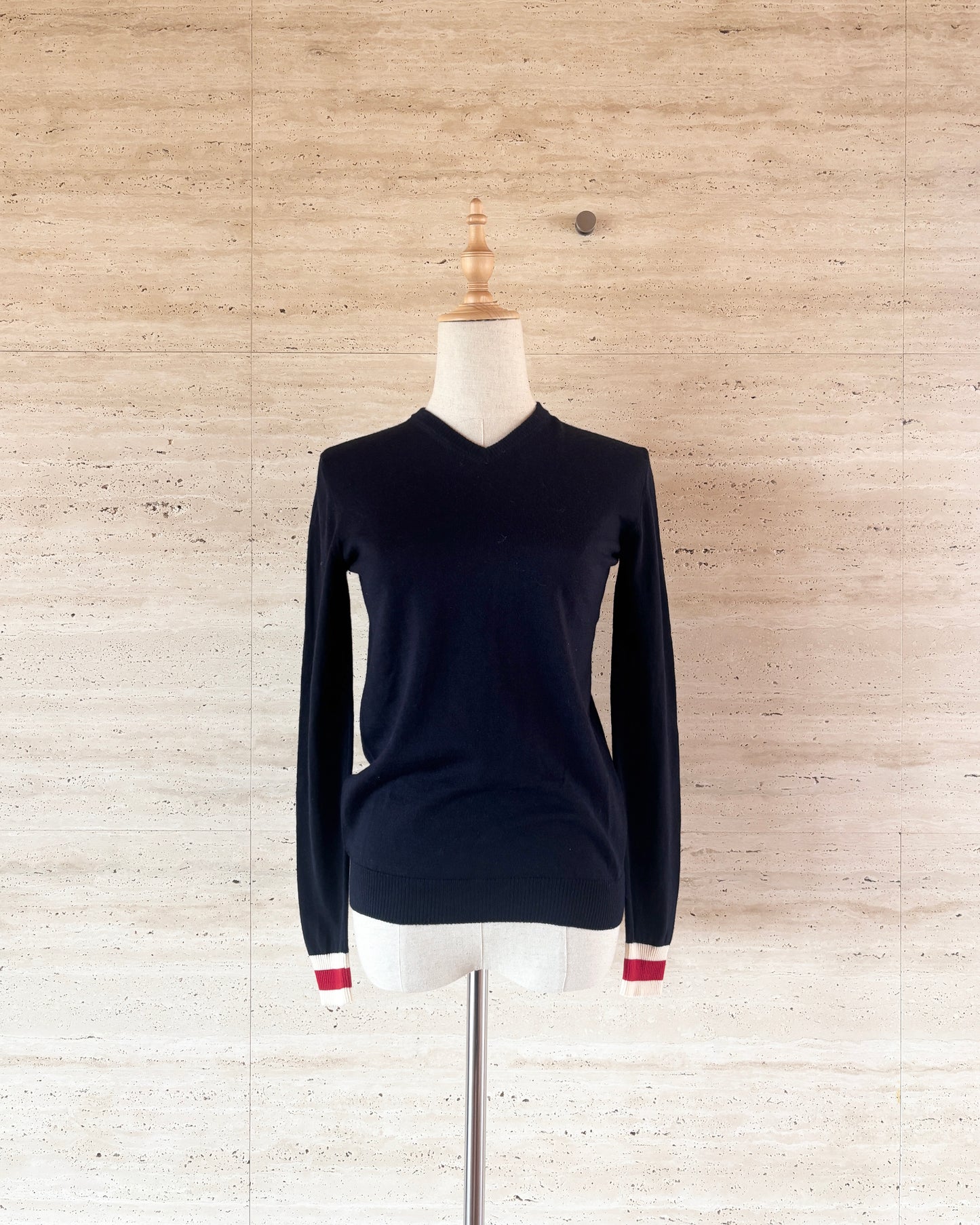 【GUCCI】Line V-Neck Knit