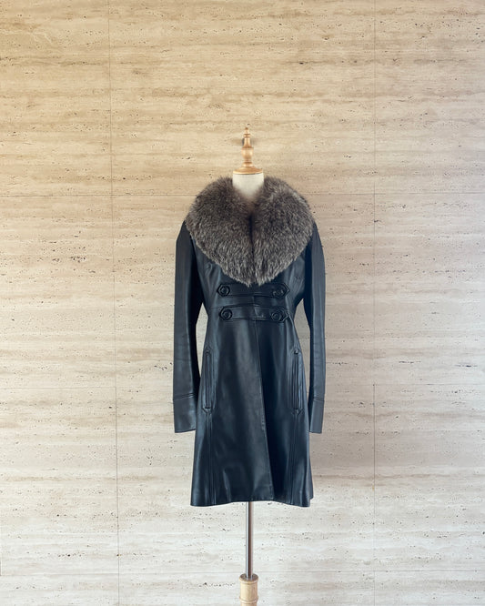 【LOEWE】Leather Coat