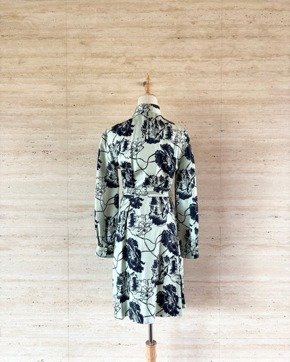 【salvatore ferragamo】Floral Print Dress