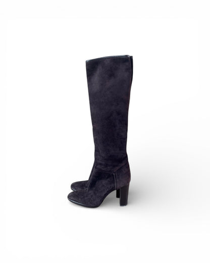 【HERMES】Suede Long Boots