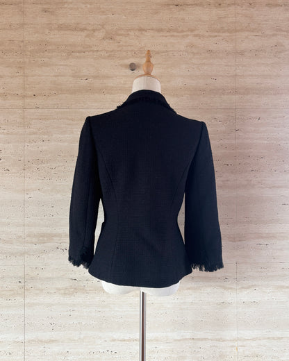 【FOXEY】Fringe Tweed Jacket