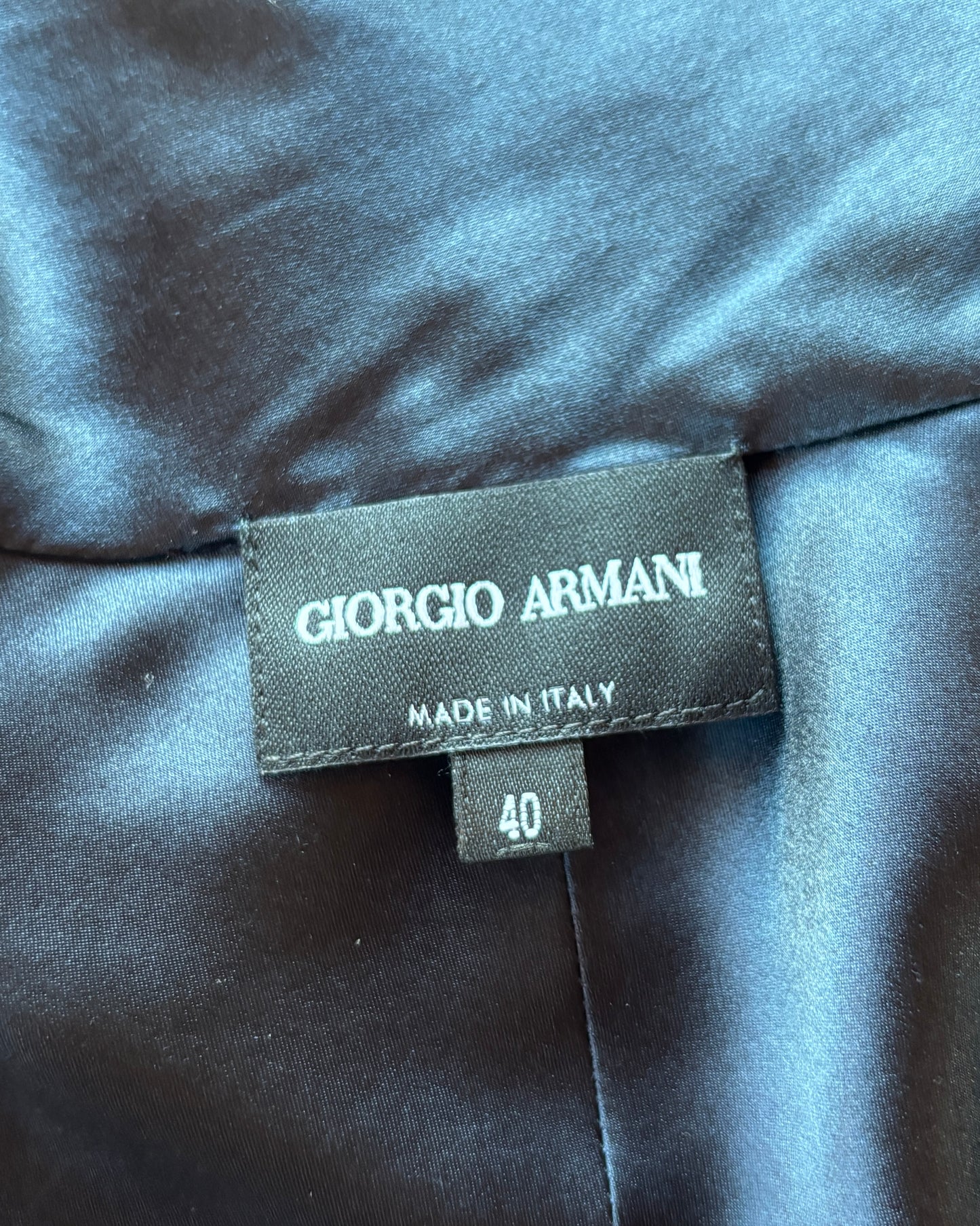 【GIORGIO ARMANI】Velour Stone-Detail Set-Up