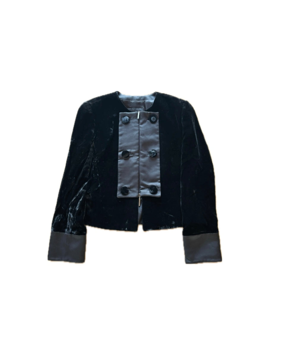 【GIORGIO ARMANI】Velour Jacket