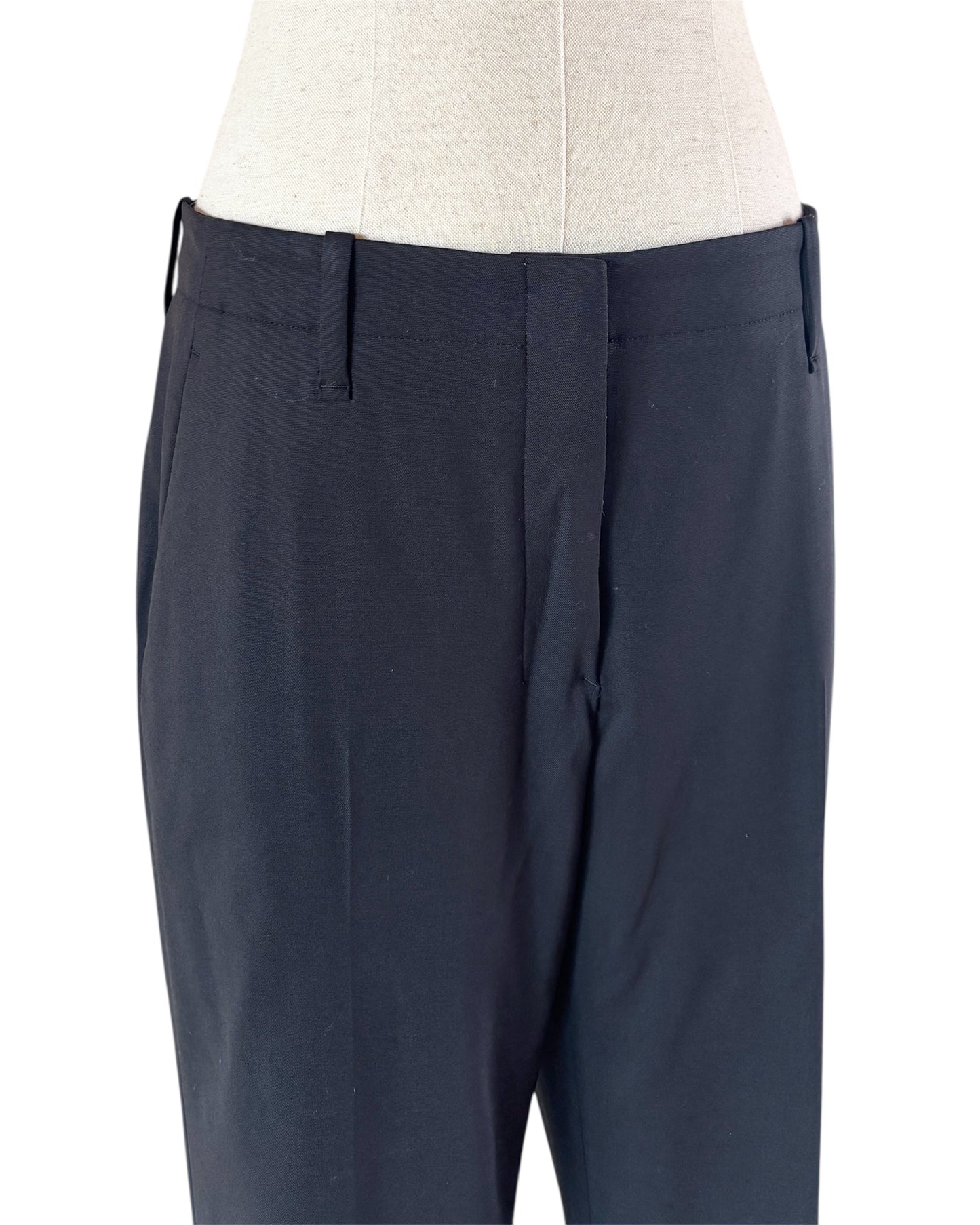 【HERMES】Center Press Straight Pants