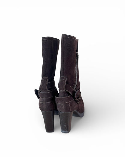 【TOD'S】Suede Short Boots