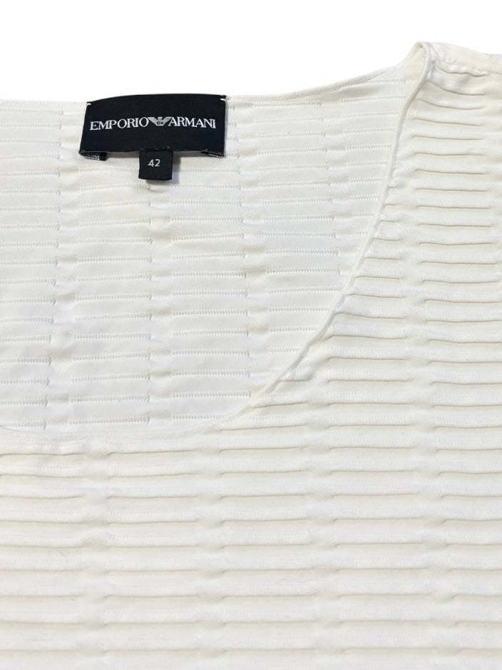 【VINTAGE ARCHIVE】 EMPORIO ARMANI / Half-Sleeve Design Top