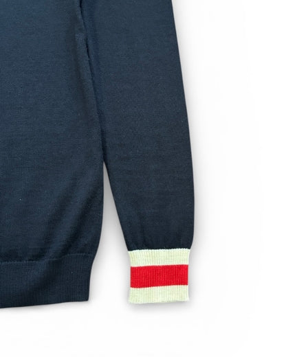【VINTAGE ARCHIVE】 GUCCI / Line V-Neck Knit
