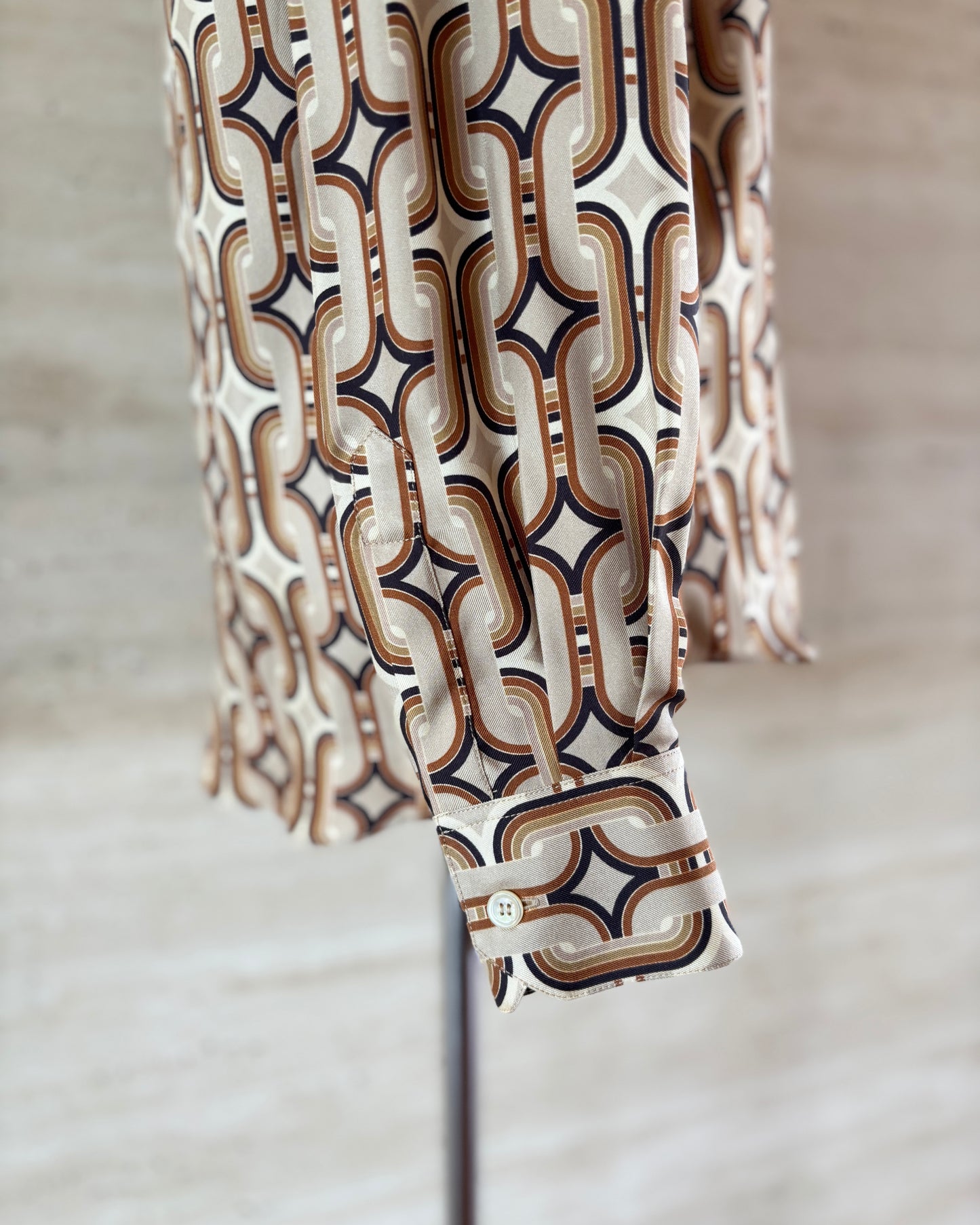 【CELINE】Chain Print Blouse